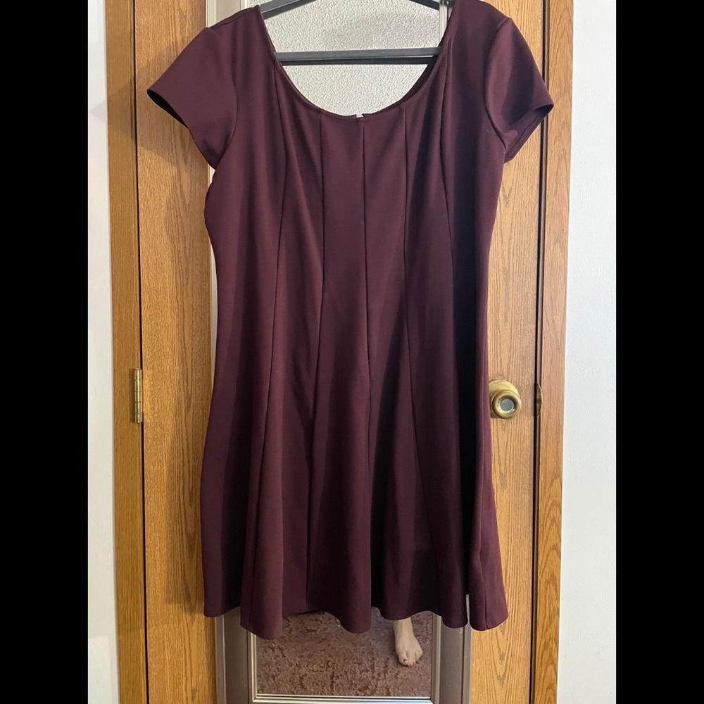 Maroon Maurice’s XXL dress zip back